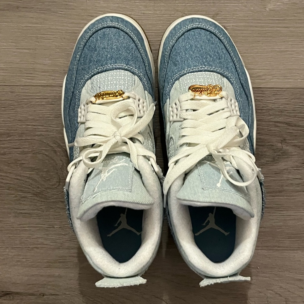Jordan Sail and Light Brown Sneakers